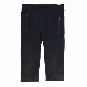 CHANEL P41407k03067 Shorts Coco Mark Button Rib Stretch Black Size 38 M Women's